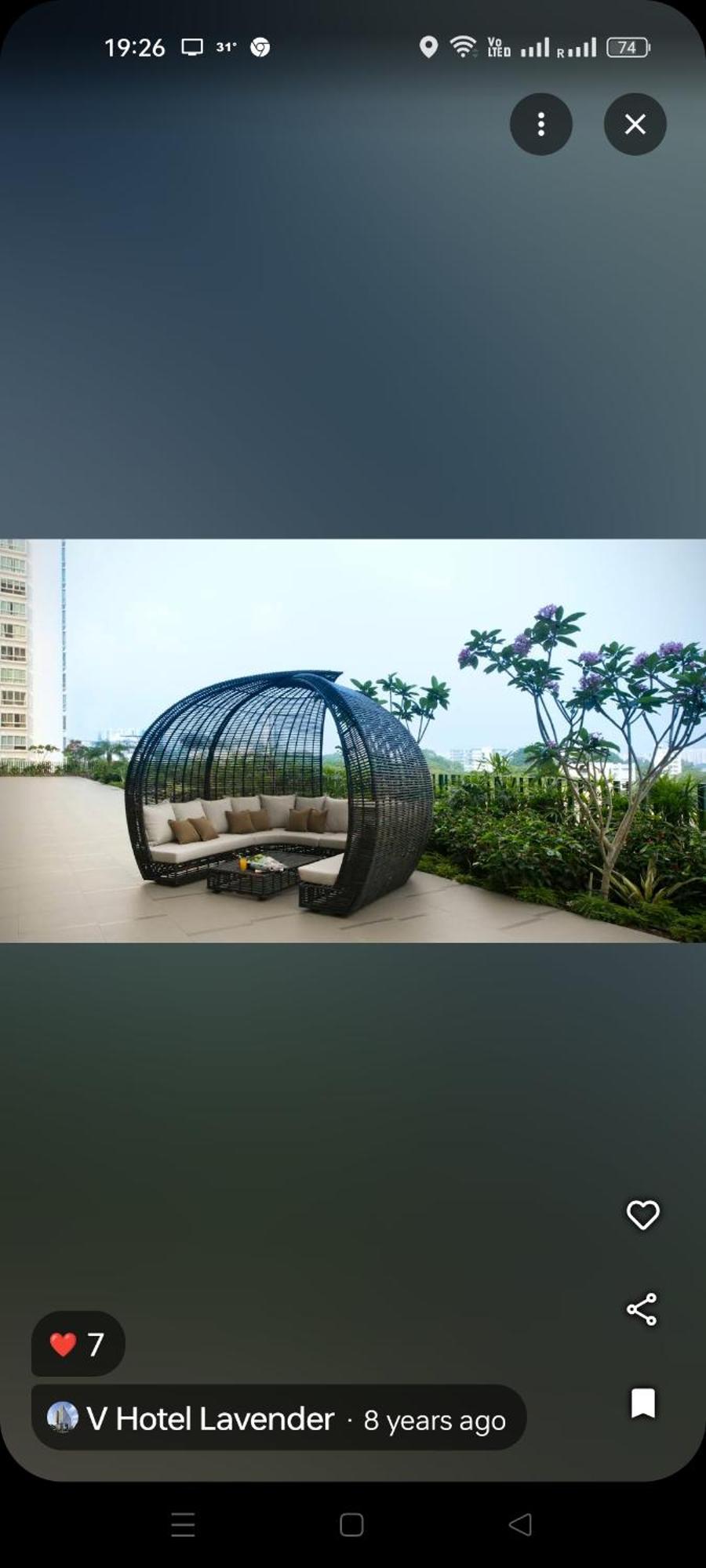 V Hotel Lavender Singapura Exterior foto